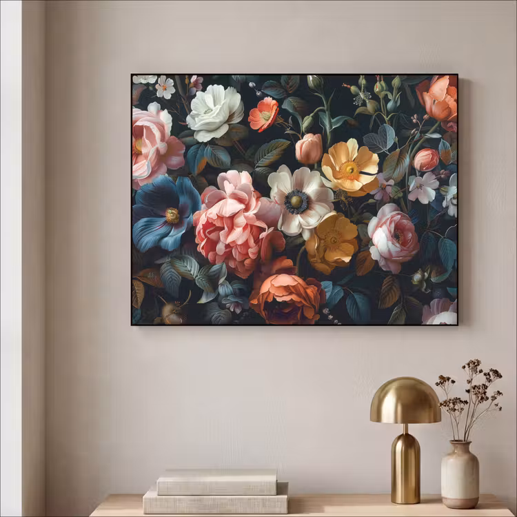 Art Frame - Vintage - Kleurrijk - Bloemen - Modern — 5
