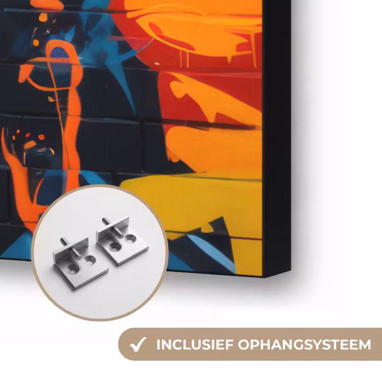 Art Frame - Vrouw - Bril - Kleuren - Graffiti — 6