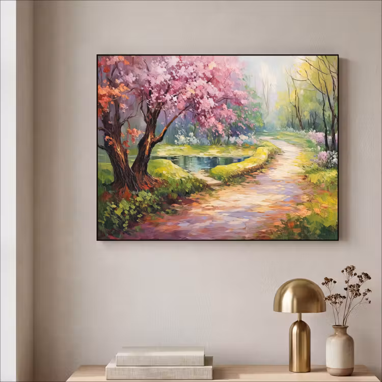 Art Frame - Watercolor - Natuur - Bomen - Kunst - Bloemen — 5