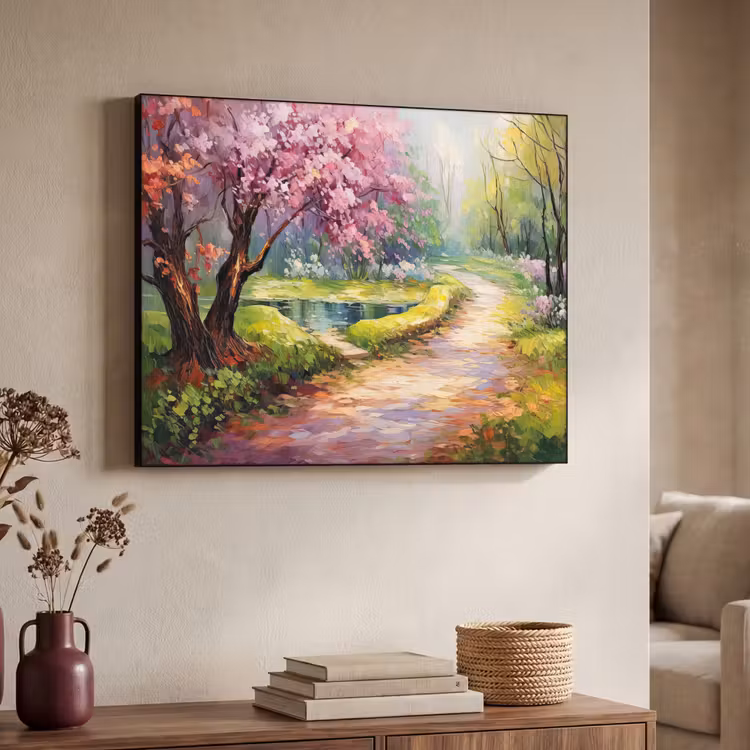 Art Frame - Watercolor - Natuur - Bomen - Kunst - Bloemen — 7