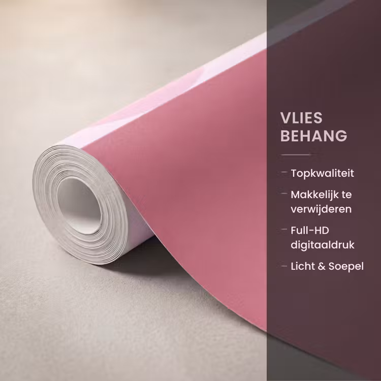 Behang - Abstract - Geometrisch - Patroon - Modern - Roze — 3