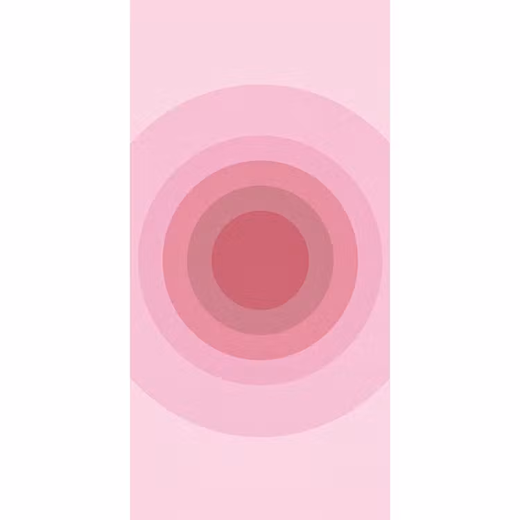 Behang - Patroon - Cirkels - Abstract - Roze - Modern — 2