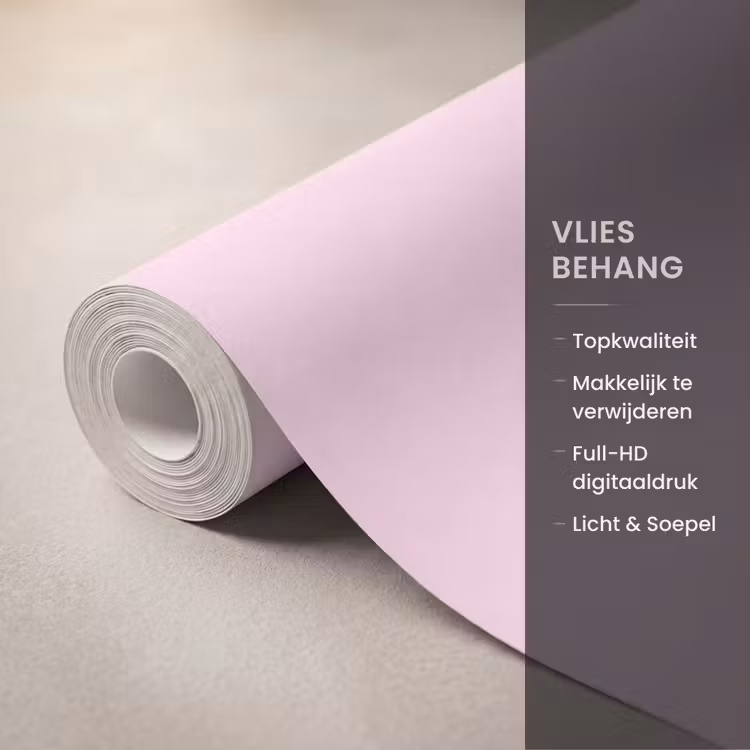Behang - Patroon - Cirkels - Abstract - Roze - Modern — 3