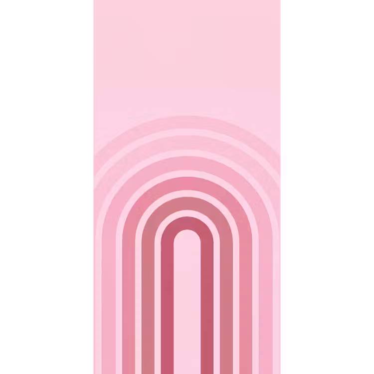 Behang - Regenboog - Roze - Abstract - Modern - Minimalistisch — 2