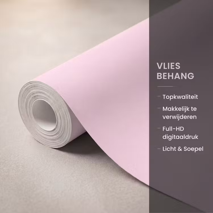 Behang - Regenboog - Roze - Abstract - Modern - Minimalistisch — 3