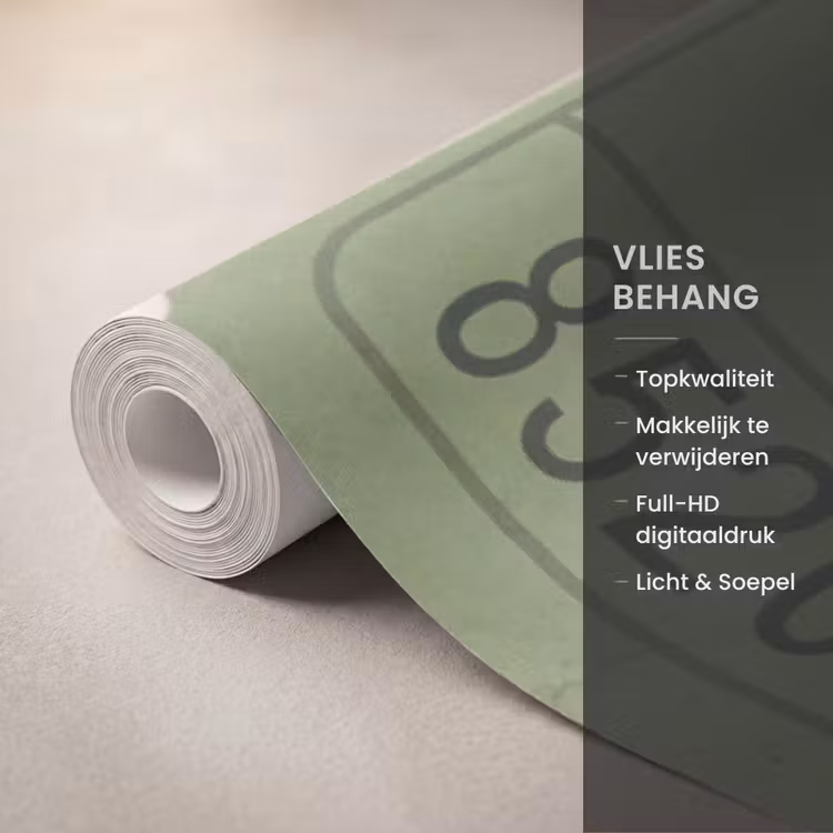 Behang - Kaartje - Vintage - Groen - Evenement - Collectie — 3