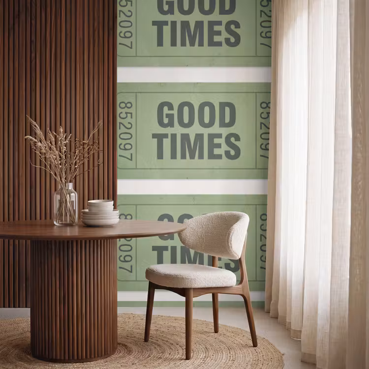 Behang - Kaartje - Vintage - Groen - Evenement - Collectie — 4