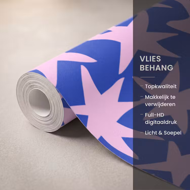 Behang - Modern - Sterren - Blauw — 3