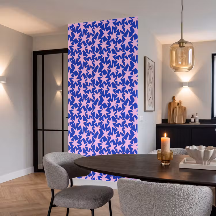 Behang - Modern - Sterren - Blauw — 5