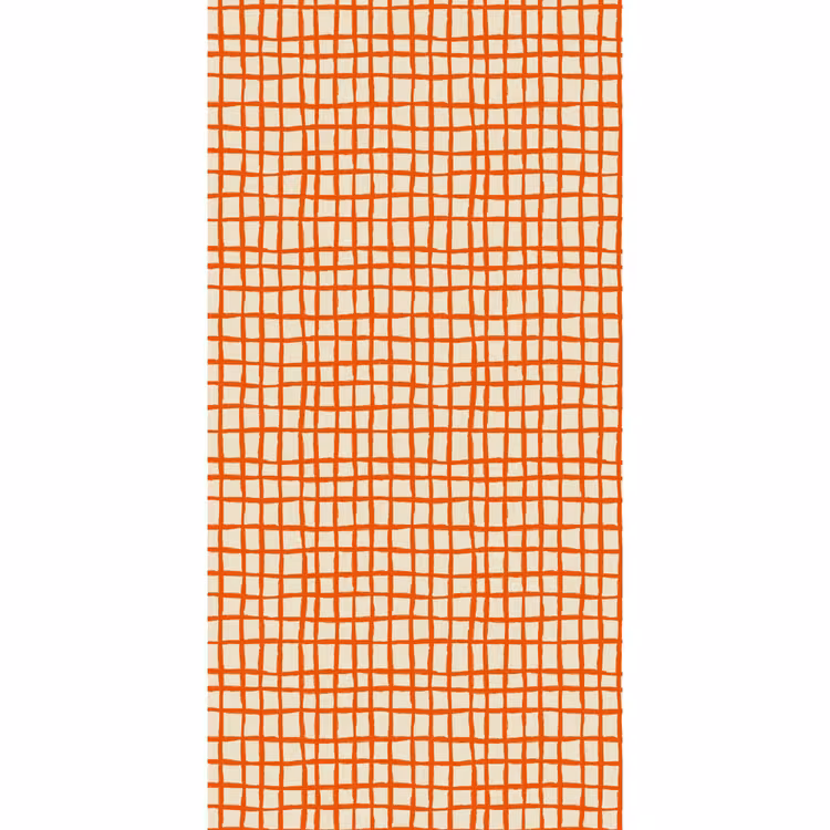 Behang - Patroon - Lijnen - Oranje — 2