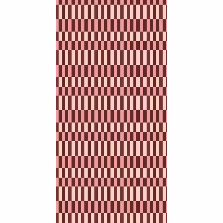 Behang - Roze - Rood - Blokjes — 2