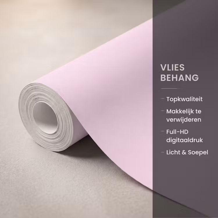 Behang - Abstract - Cirkels - Strepen - Modern - Roze — 3