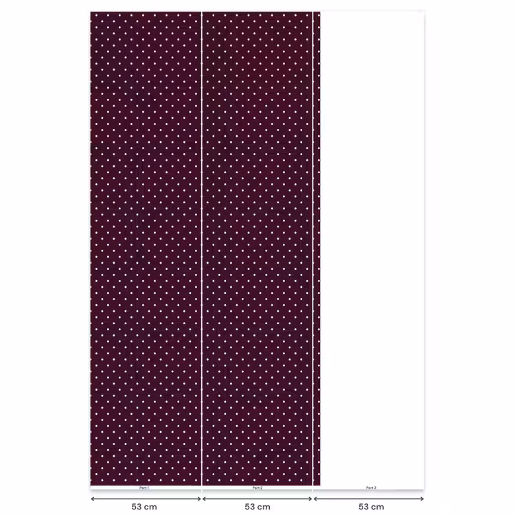 Behang - Stippen - Modern - Paars — 6