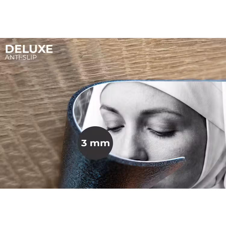 Placemat - 6 stuks - Non - Roken - Portret - Zwart - Wit - Rebels — 4