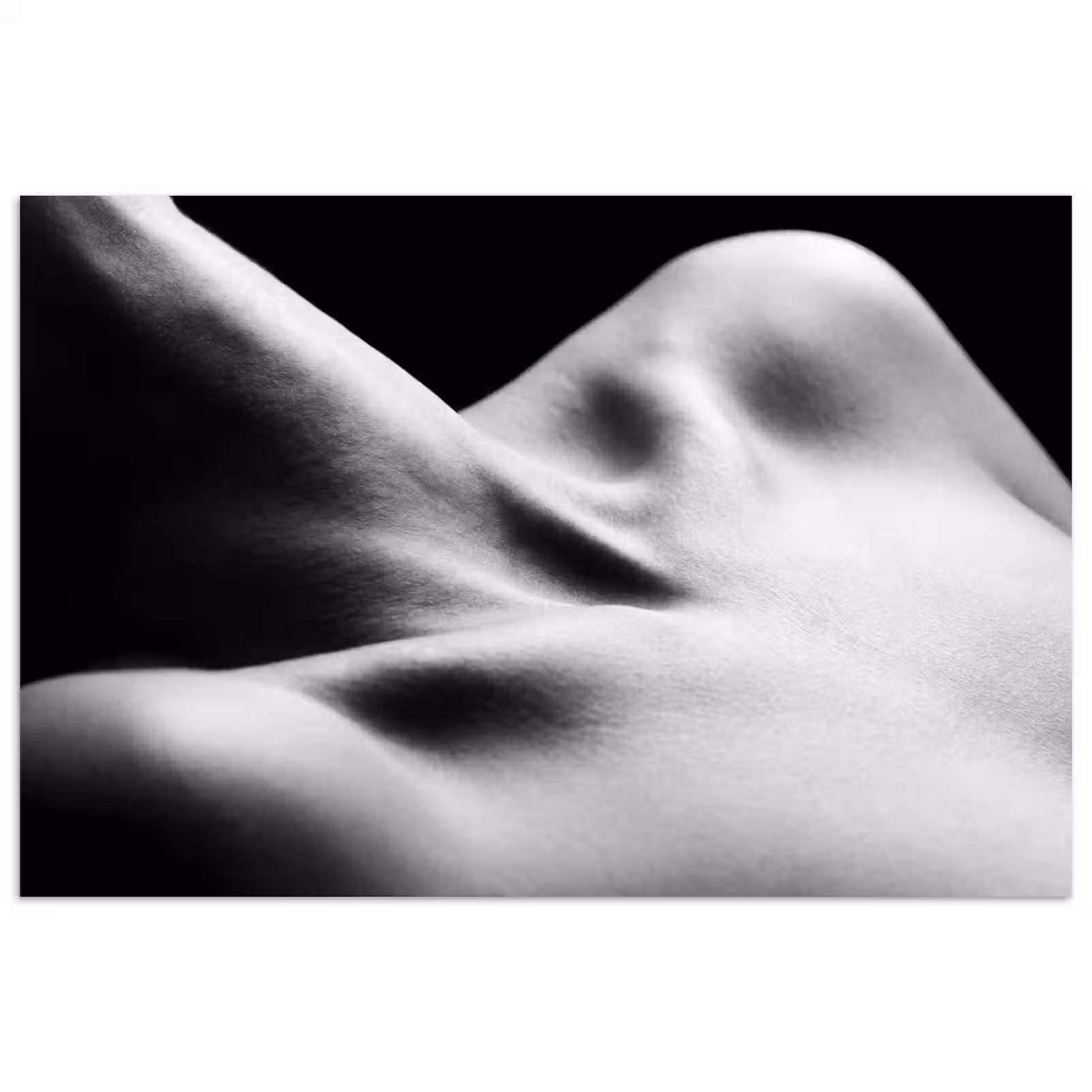 Poster - Lichaam - Vormen - Abstract - Zwart - Wit - Sensueel — 1