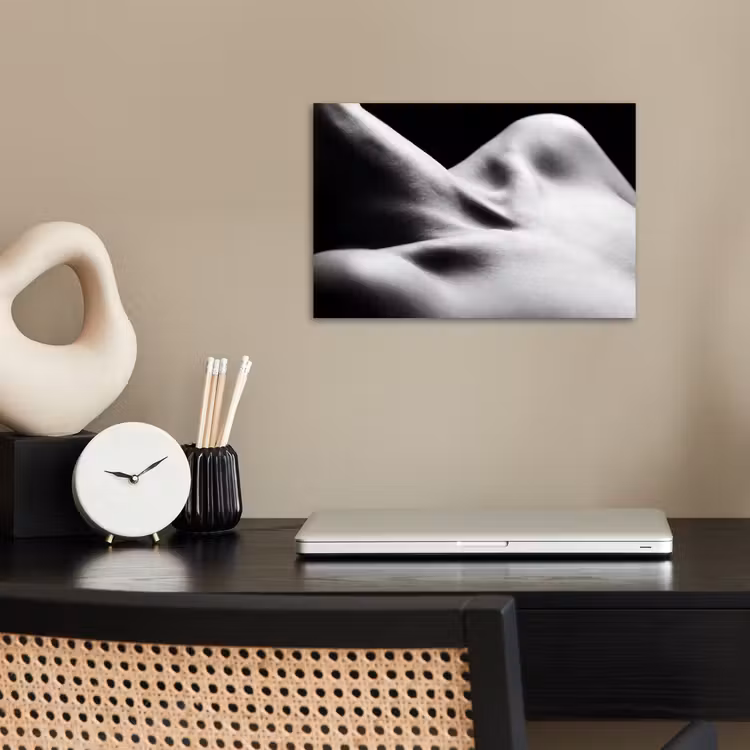 Poster - Lichaam - Vormen - Abstract - Zwart - Wit - Sensueel — 2