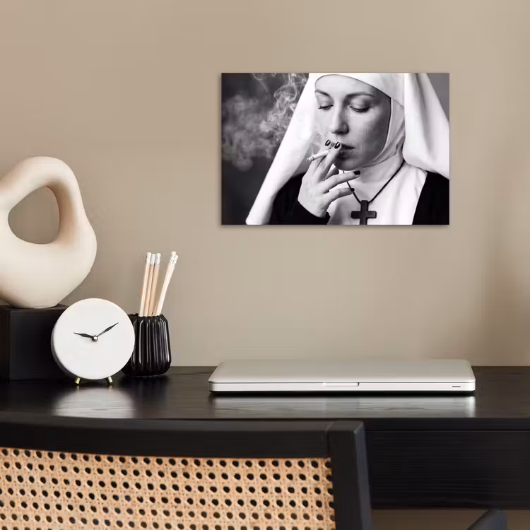Poster - Non - Roken - Portret - Zwart - Wit - Rebels — 2