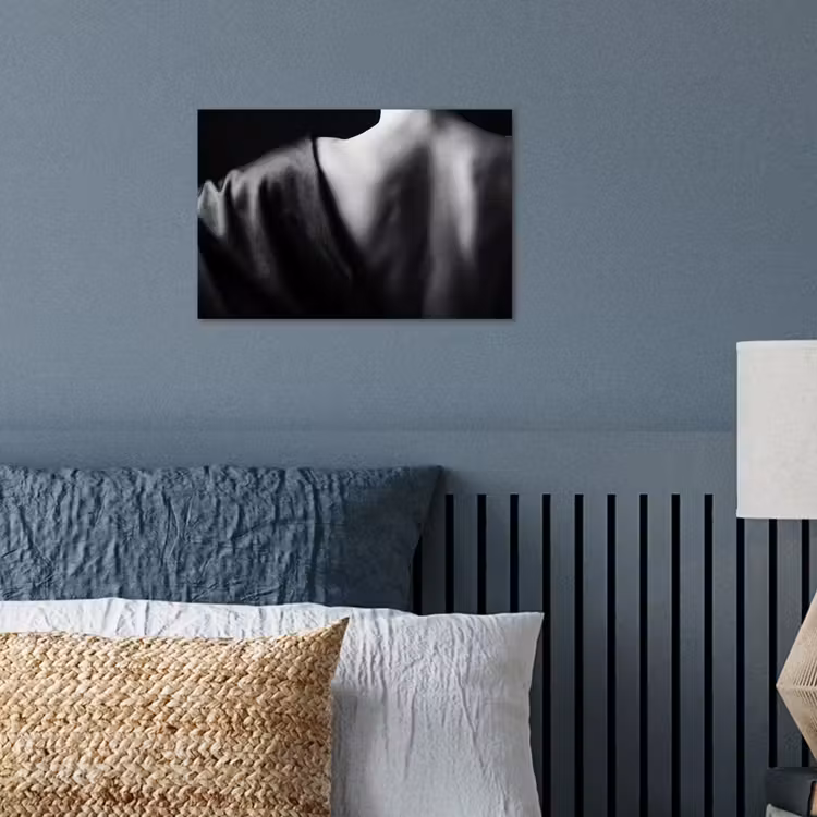 Poster - Schouder - Zijde - Rug - Zwart - Wit - Elegant — 3