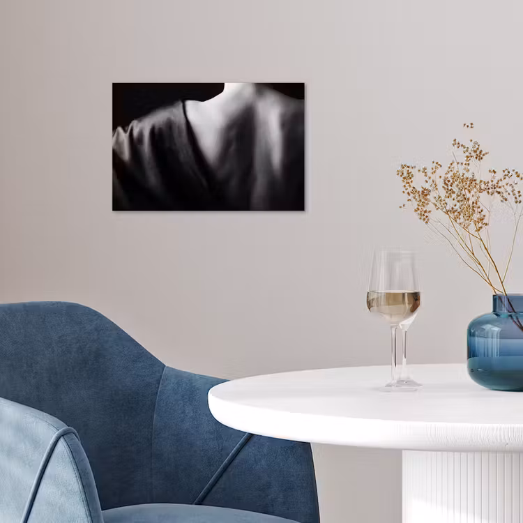 Poster - Schouder - Zijde - Rug - Zwart - Wit - Elegant — 4