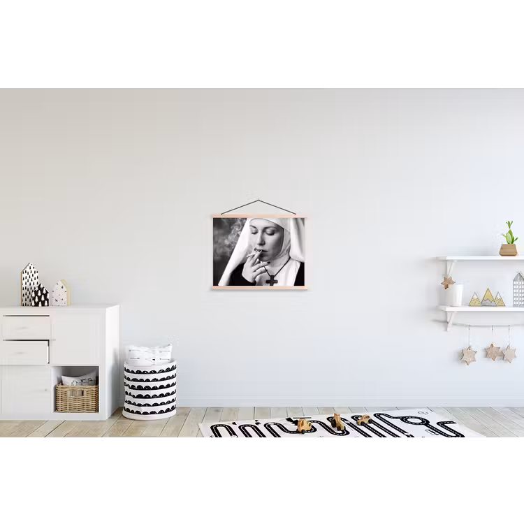 Schoolplaat - Non - Roken - Portret - Zwart - Wit - Rebels — 3