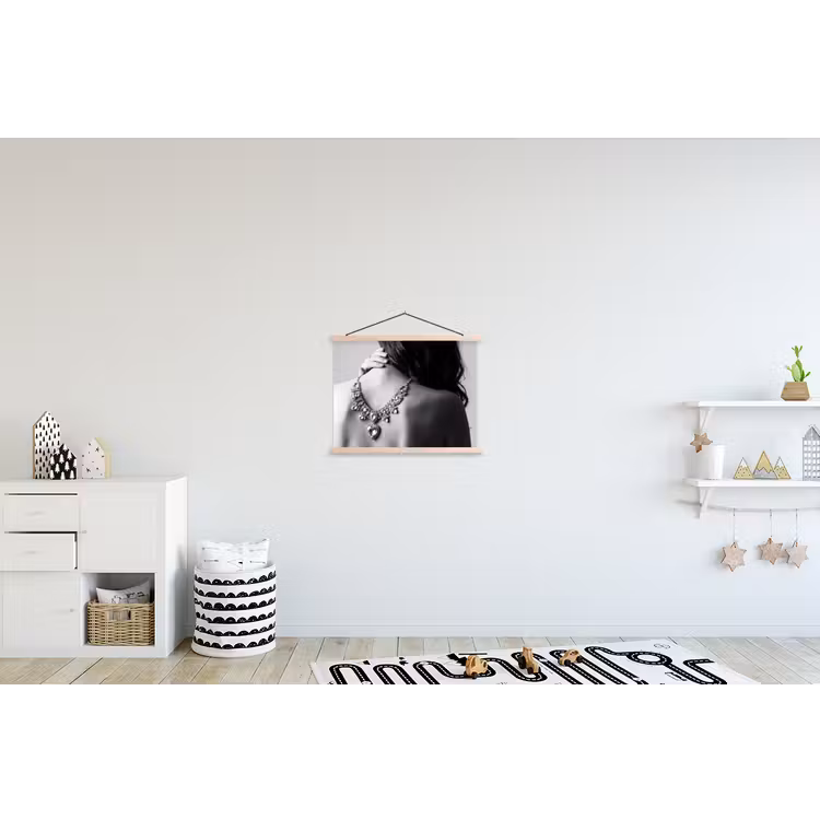 Schoolplaat - Vrouw - Ketting - Fashion - Zwart - Wit — 3