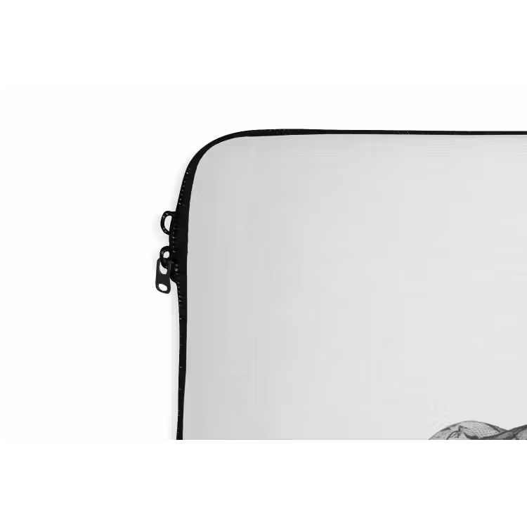 Laptophoes - Benen - Kant - Hakken - Zwart - Wit - Uitdagend — 5