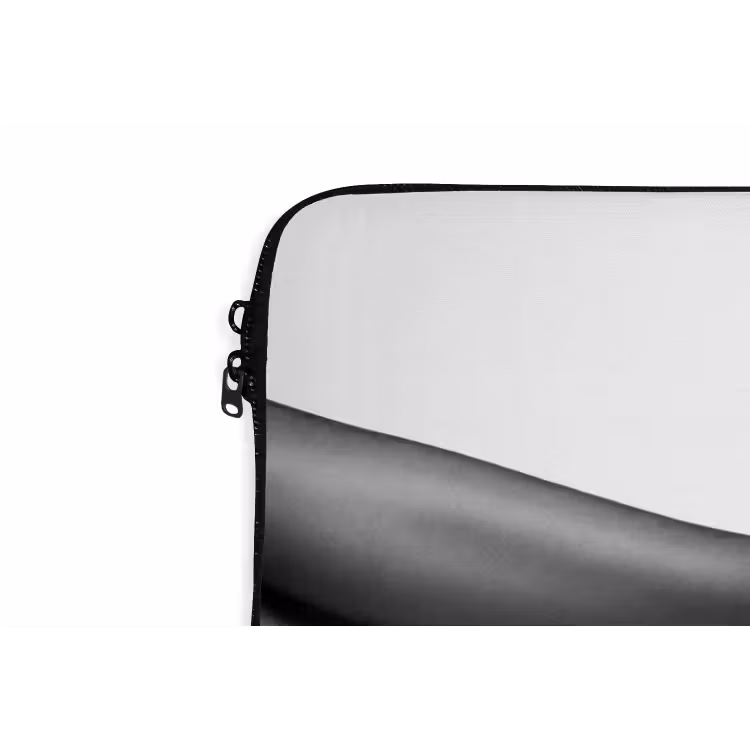 Laptophoes - Benen - Hakken - Glas - Zwart - Wit - Speels — 5