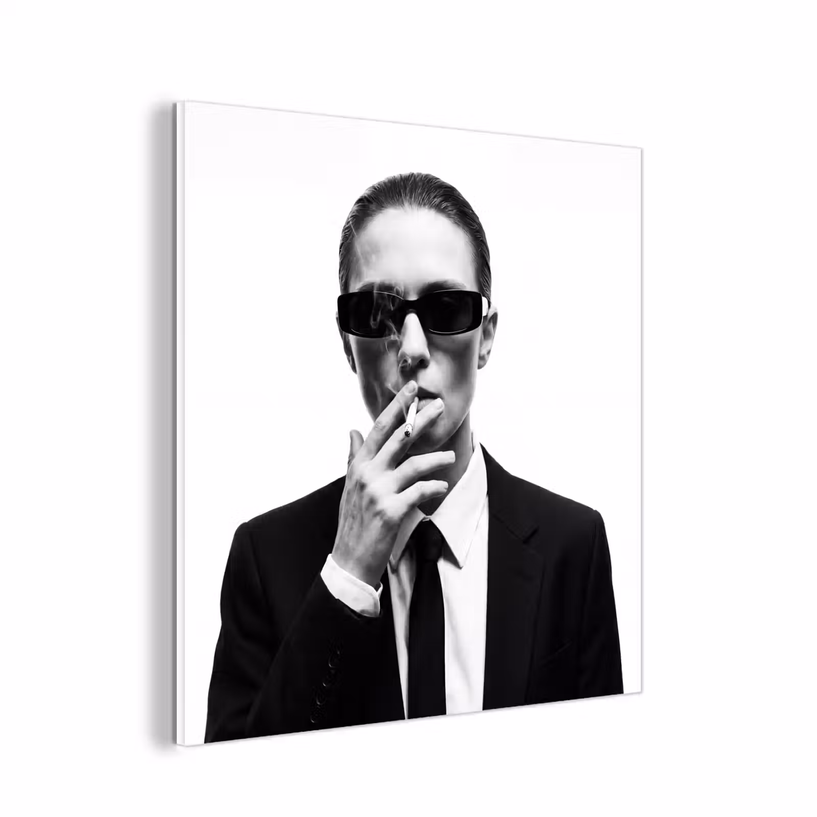 Forex - Portret - Pak - Roken - Zwart - Wit - Stoer — 1