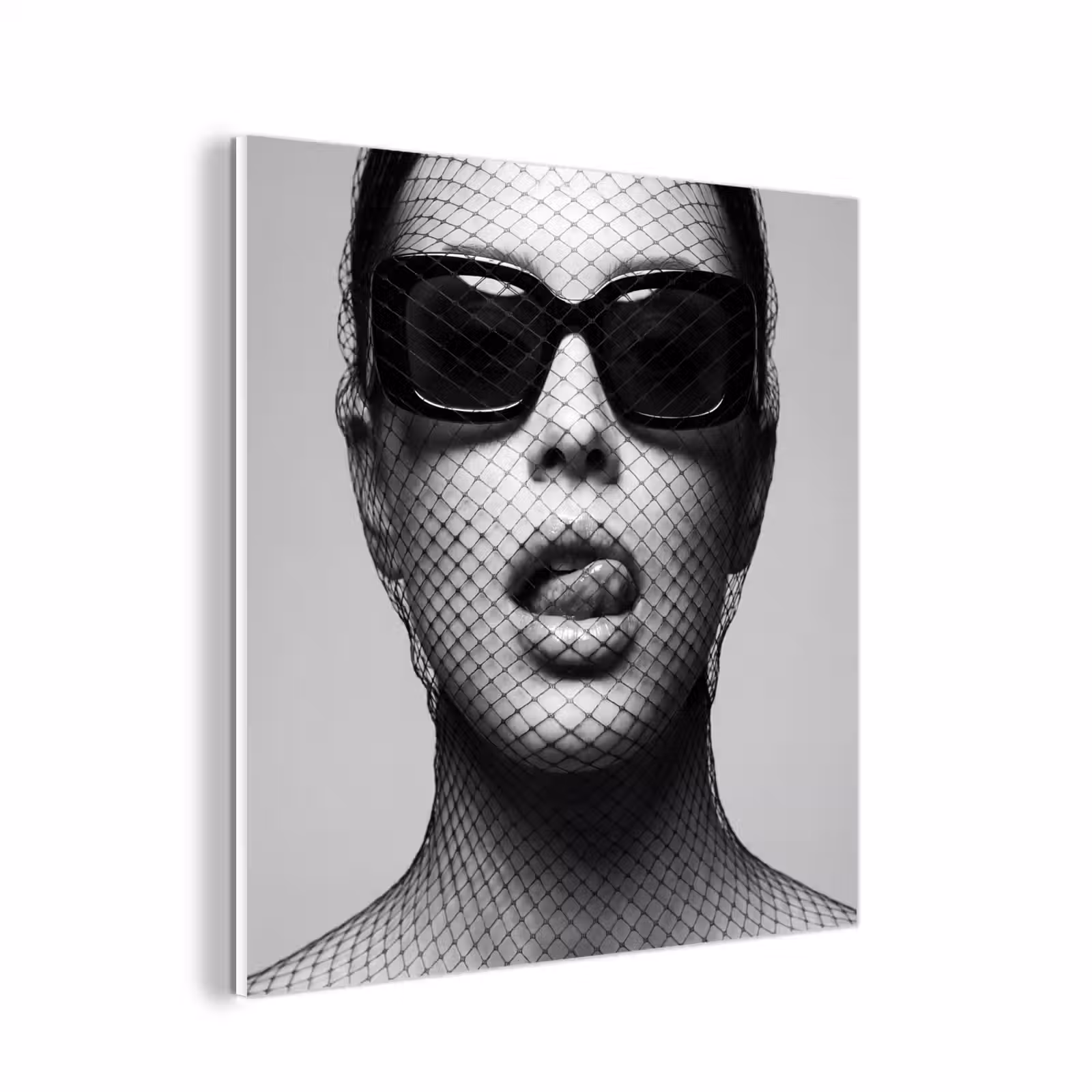 Forex - Vrouw - Net - Mysterieus - Zwart - Wit — 1