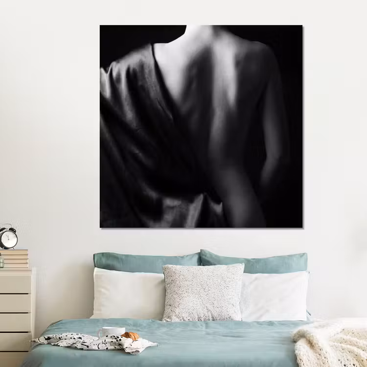 Forex - Schouder - Zijde - Rug - Zwart - Wit - Elegant — 2