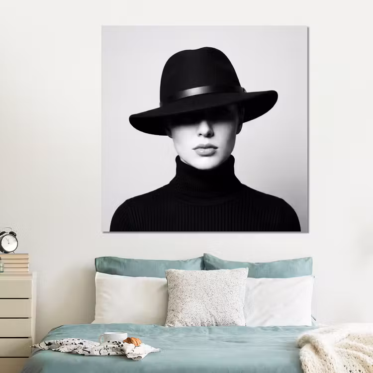 Forex - Vrouw - Schaduw - Zwart - Wit - Mysterieus — 2