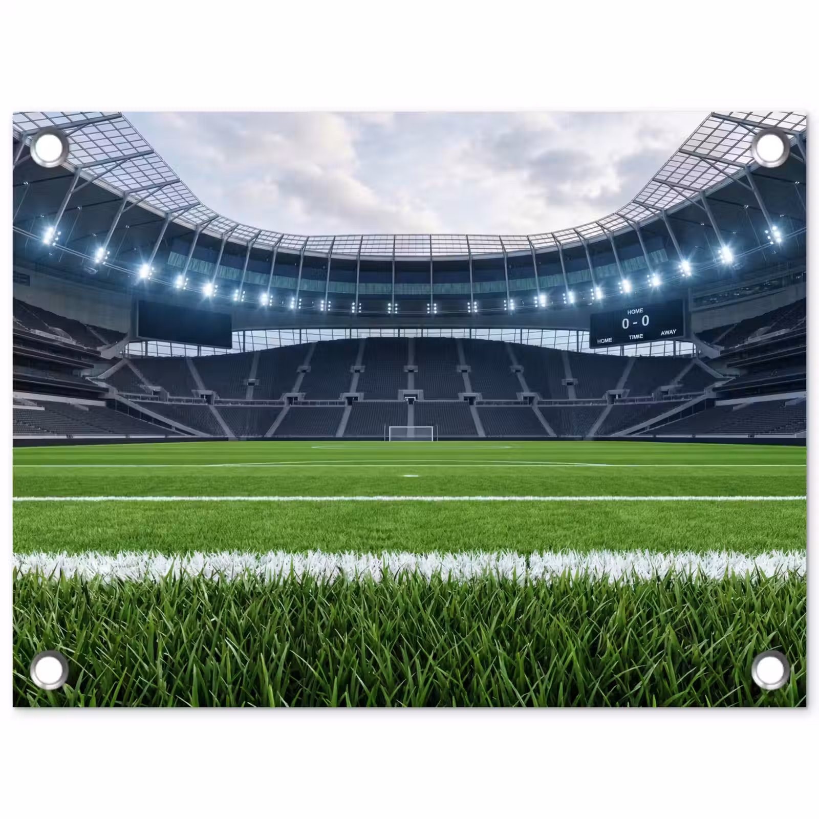 Tuinposter - Voetbal - Stadion - Sport - Groen — 1