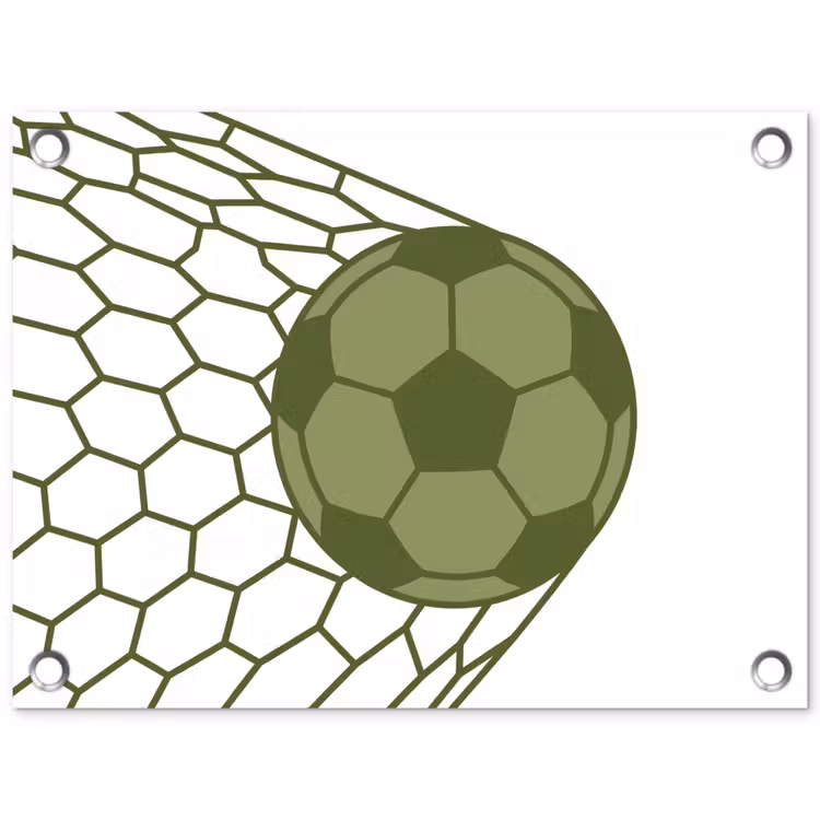 Tuinposter - Voetbal - Goal - Sport - Groen — 1