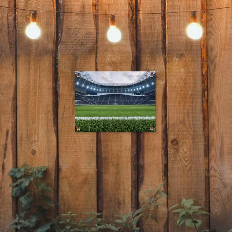 Tuinposter - Voetbal - Stadion - Sport - Groen — 2
