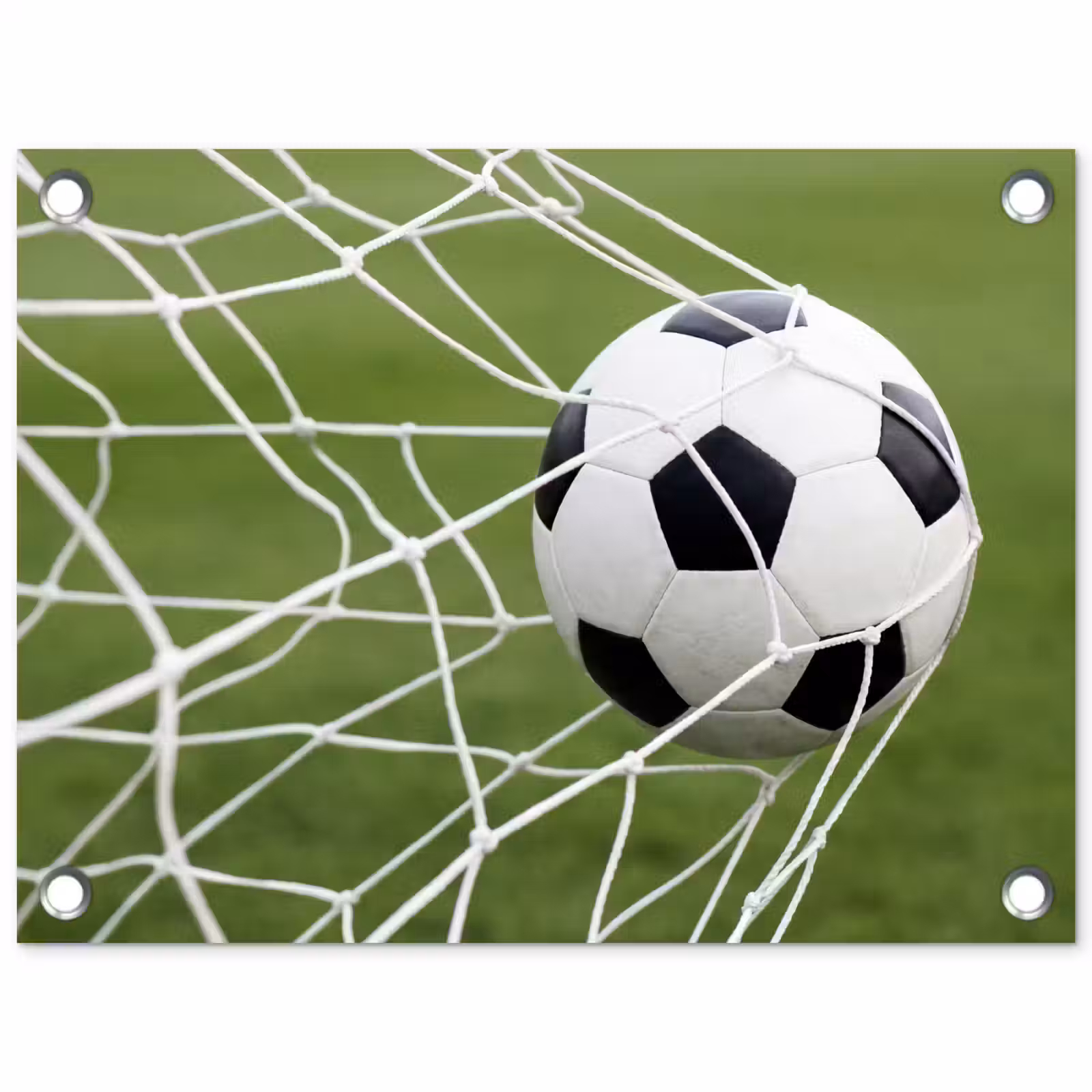 Tuinposter - Voetbal - Goal - Net - Sport — 1