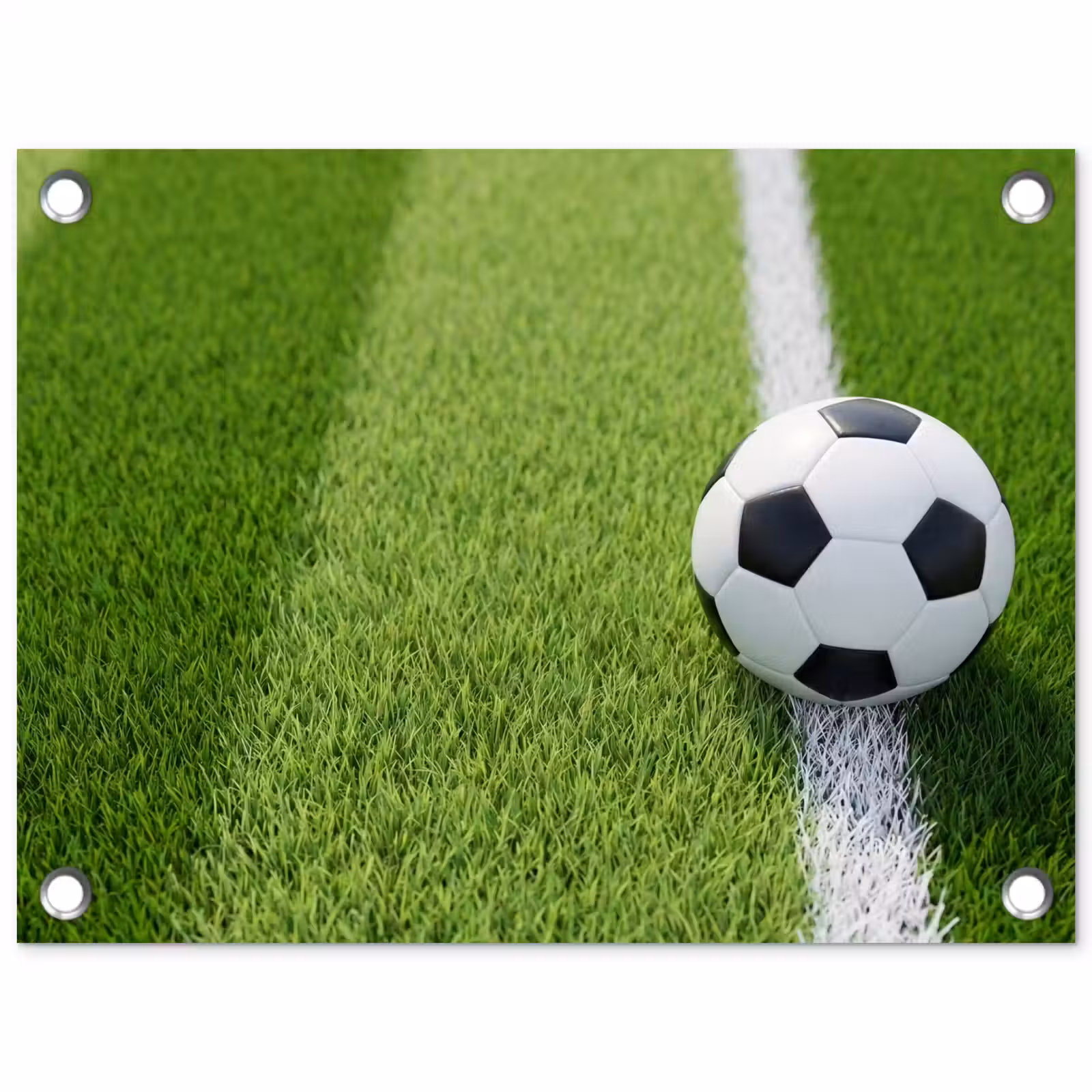 Tuinposter - Voetbal - Grasveld - Sport - Groen — 1