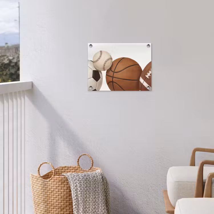 Tuinposter - Sport - Ballen - Illustratie — 3