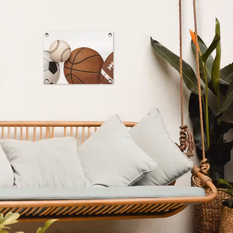 Tuinposter - Sport - Ballen - Illustratie — 5