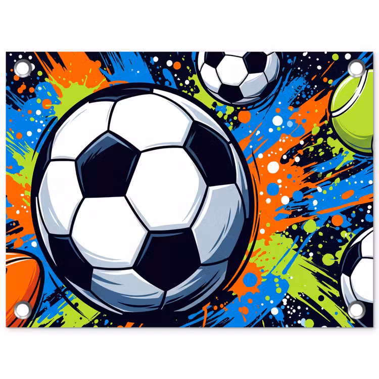 Tuinposter - Sport - Ballen - Kleurrijk — 1