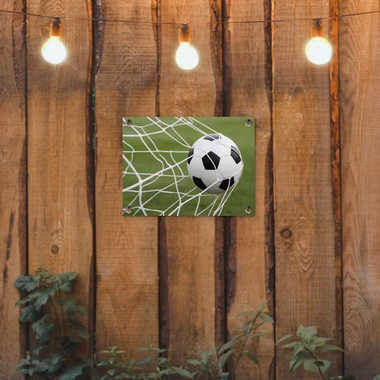 Tuinposter - Voetbal - Goal - Net - Sport — 2