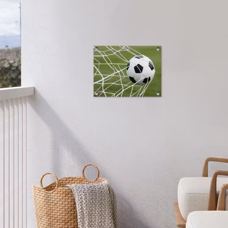 Tuinposter - Voetbal - Goal - Net - Sport — 3