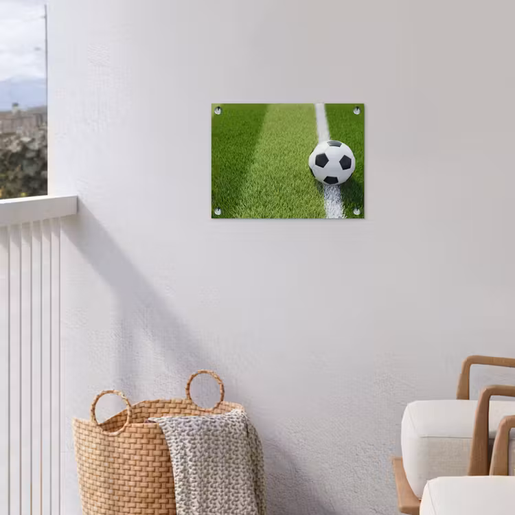 Tuinposter - Voetbal - Grasveld - Sport - Groen — 3