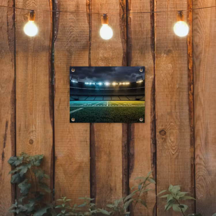Tuinposter - Voetbal - Stadion - Nacht - Modern — 2