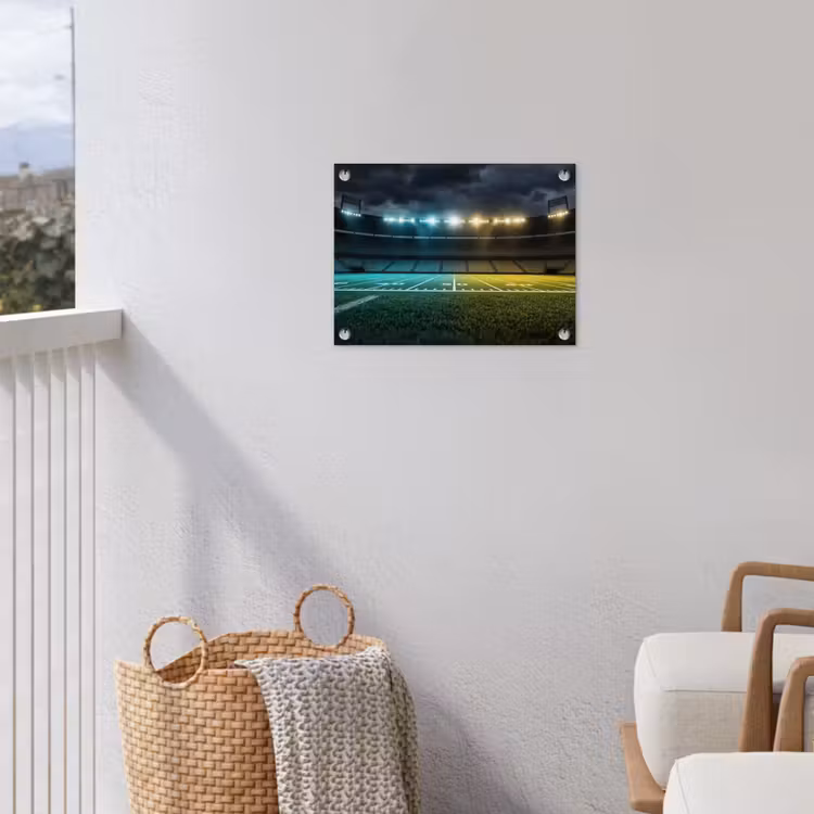 Tuinposter - Voetbal - Stadion - Nacht - Modern — 3