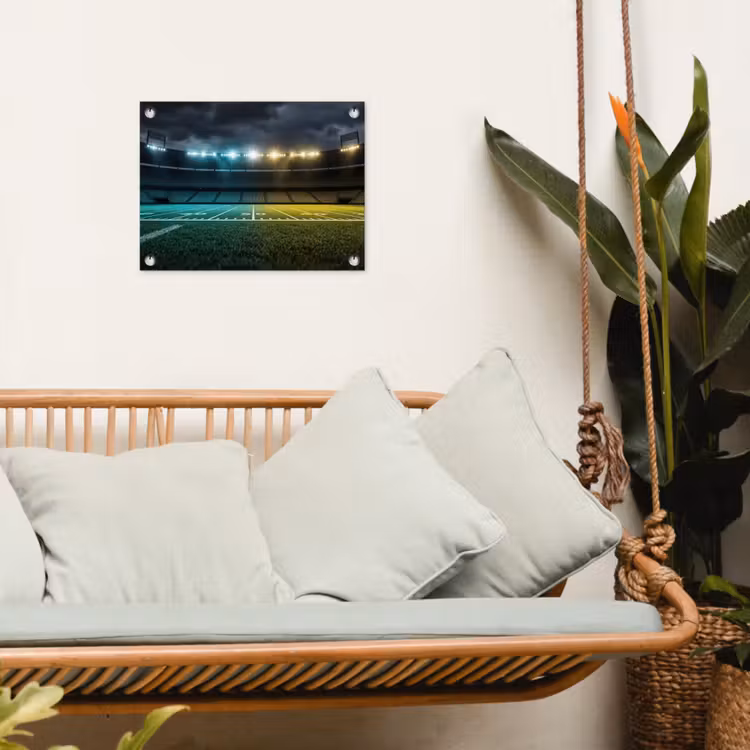Tuinposter - Voetbal - Stadion - Nacht - Modern — 5