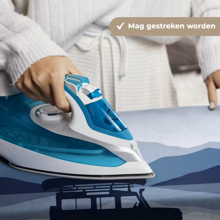 Wandkleed - Auto - Meer - Bergen - Blauw — 6