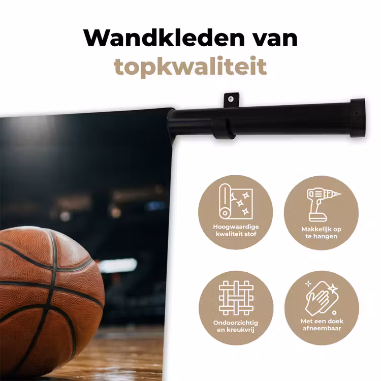 Wandkleed - Basketbal - Arena - Sport — 3