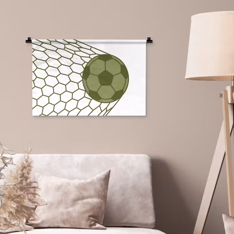 Wandkleed - Voetbal - Goal - Sport - Groen — 2