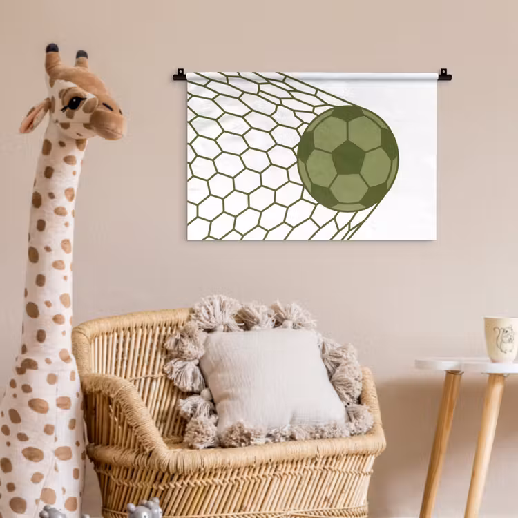 Wandkleed - Voetbal - Goal - Sport - Groen — 5