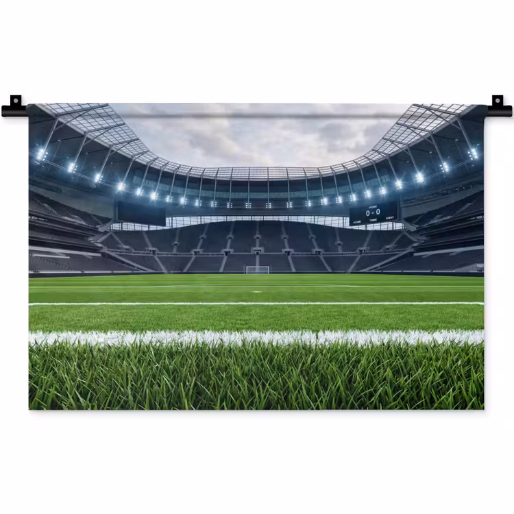 Wandkleed - Voetbal - Stadion - Sport - Groen — 1